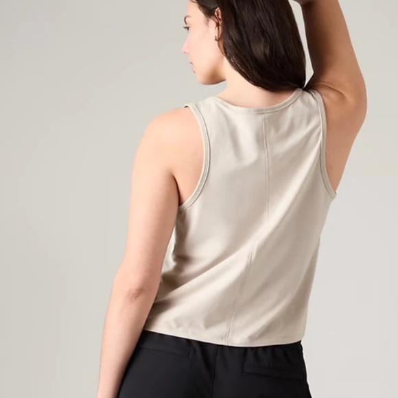 Athleta Women's Beige Tank Top - Picture 2 of 6